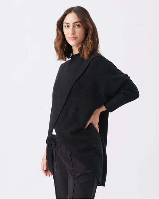 RIPE HALLIE CROSSOVER TRUI GEBREID ZWART