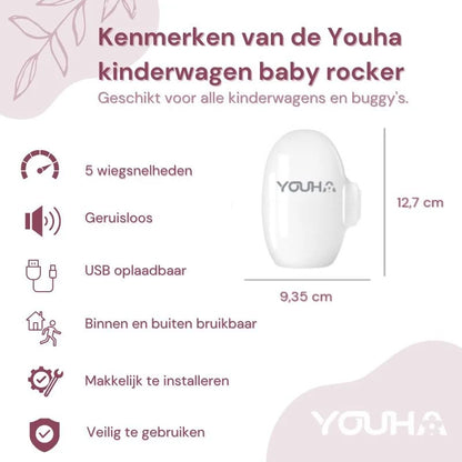 YOUHA BABY ROCKER ZWART
