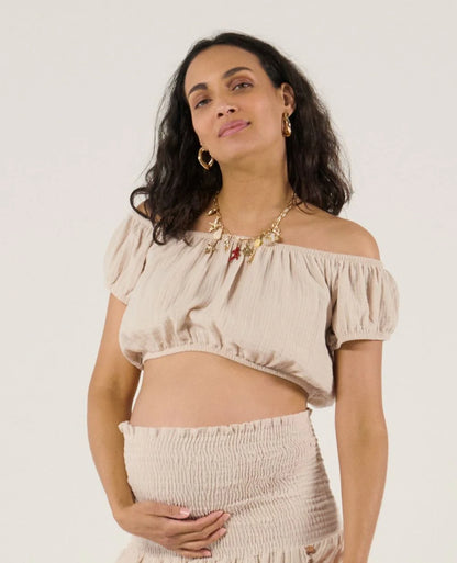 CACHE COEUR PALOMA CROP TOP