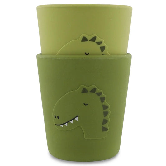 +TRIXIE SILICONEN BEKER 2-PACK DINO