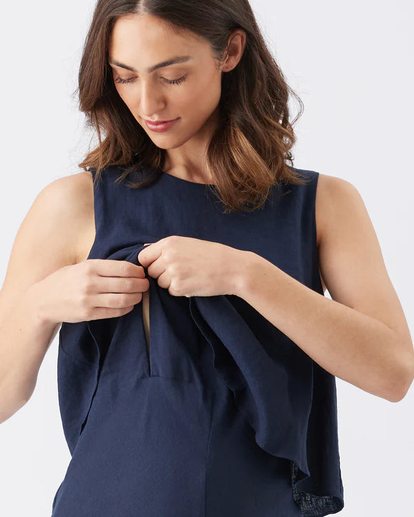 RIPE LENA LINEN NURSING JURK