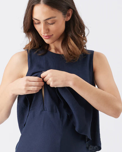 RIPE LENA LINEN NURSING JURK