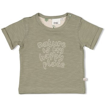 FEETJE T-SHIRT THE CHILL CLUB GROEN
