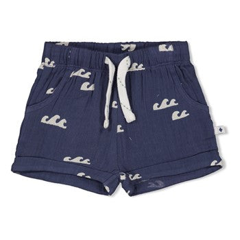 FEETJE SHORT MOUSSELINE SUMMER WOVEN INDIGO