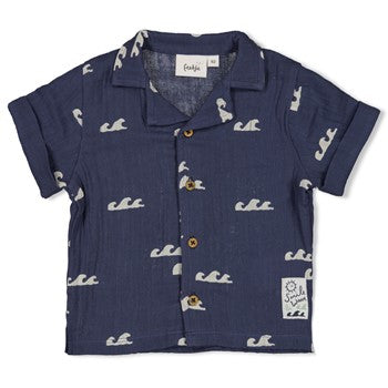 FEETJE BLOUSE MOUSSELINE SUMMER WOVEN INDIGO