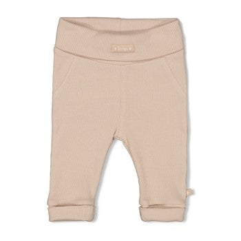 FEETJE BROEK RIB HONEY BEAR ZAND