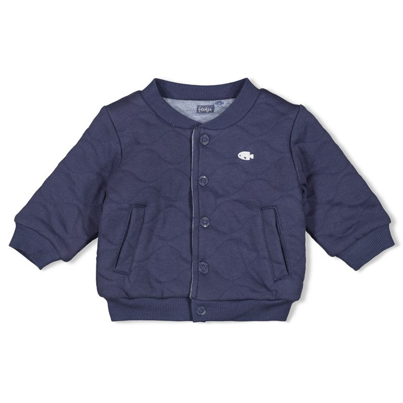 FEETJE OMKEERBAAR BOMBERJACK - BLUE OCEAN