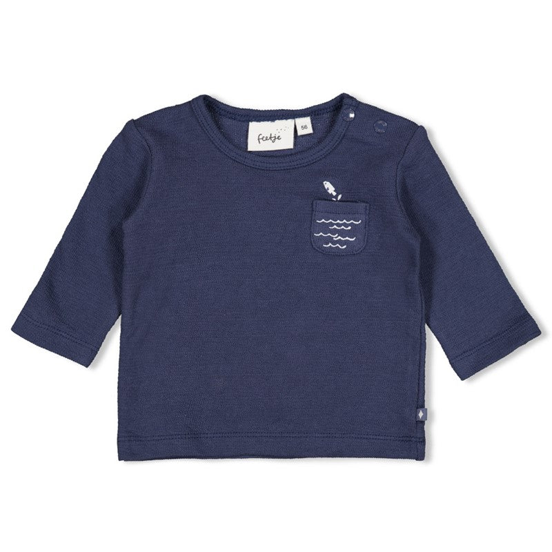 FEETJE LONGSLEEVE - BLUE OCEAN - INDIGO