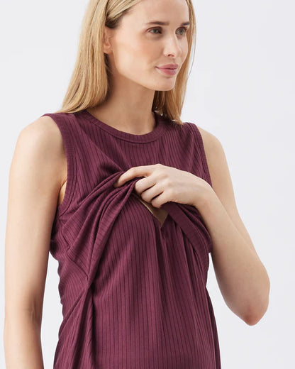 RIPE PETER RIB NURSING TOP