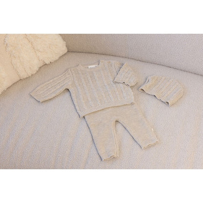 FEETJE SWEATER GEBREID TAUPE MELANGE
