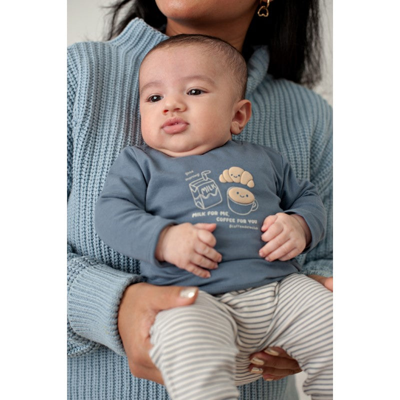 FEETJE BROEK RIB MET STREEP - BREAKFAST BUDDY