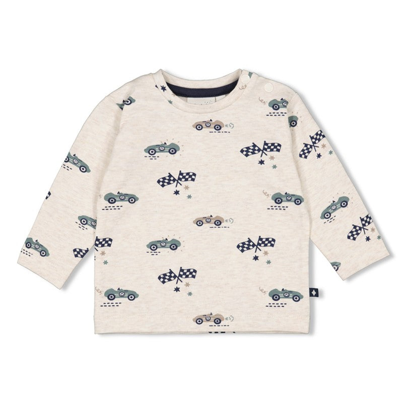 FEETJE LONGSLEEVE  AOP - LET'S GO!