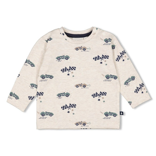FEETJE LONGSLEEVE  AOP - LET'S GO!