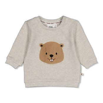 FEETJE SWEATER GRIJS - TINY TIMBER TALES