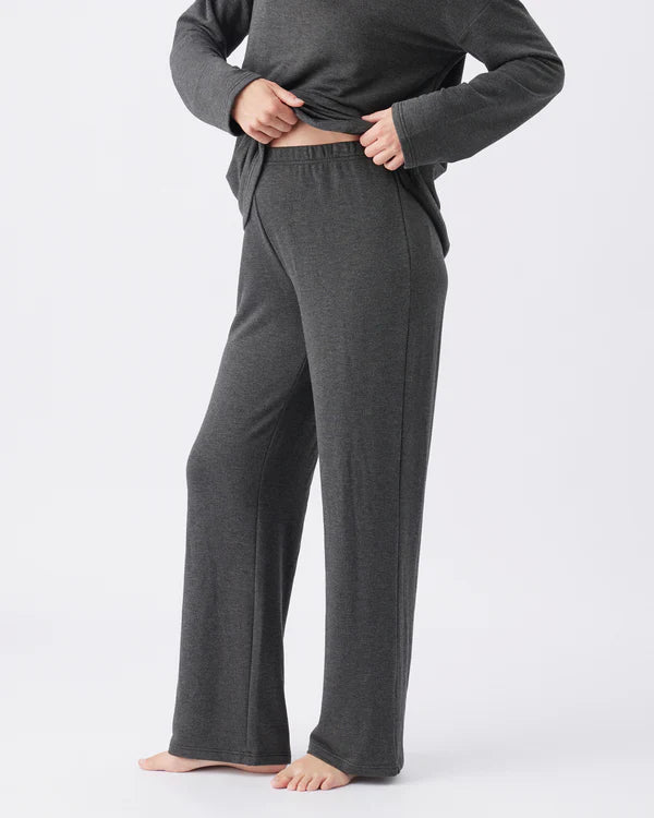 RIPE SUPER SOFT LOUNGE ZWANGERSCHAPSBROEK CHARCOAL MARLE