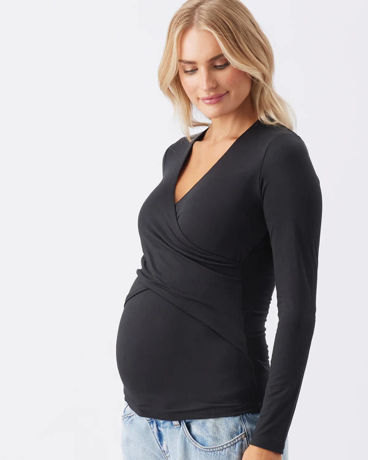 RIPE LUXE EMBRACE TOP ZWART