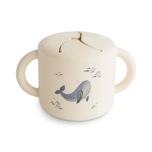 MUSHIE SNACK CUP WHALES