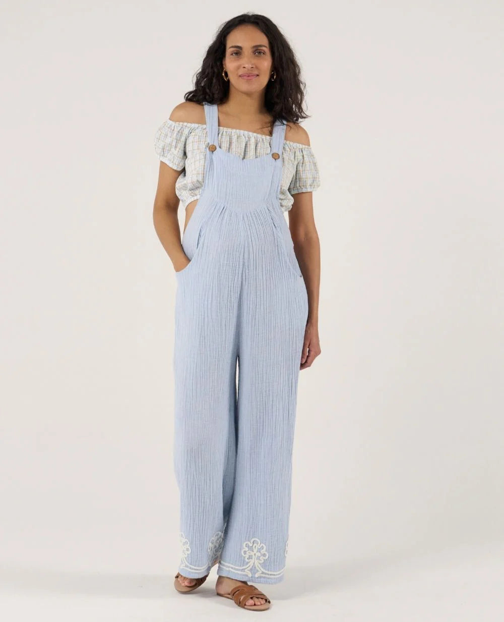 CACHE COEUR YAEL SALOPETTE BLUE