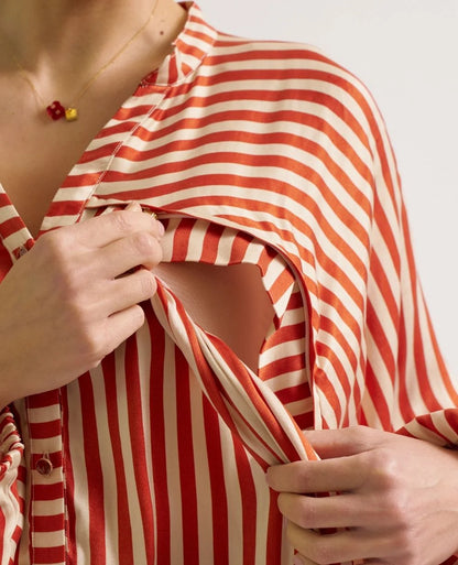 CACHE COEUR MADELEINE ZWANGERSCHAPS-VOEDINGSBLOUSE