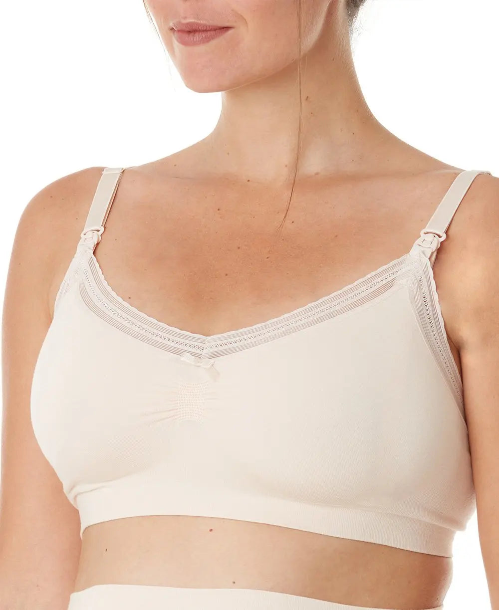 CACHE COEUR SEAMLESS BRA MILK