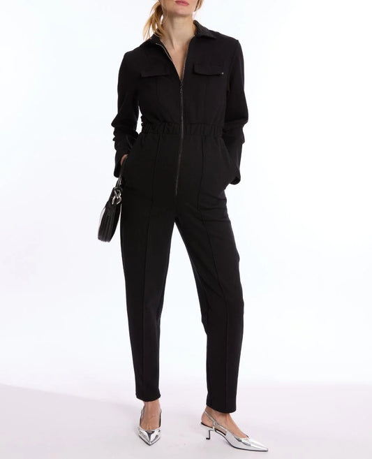 CACHE COEUR PABLO WIDE LEG JUMPSUIT BLACK