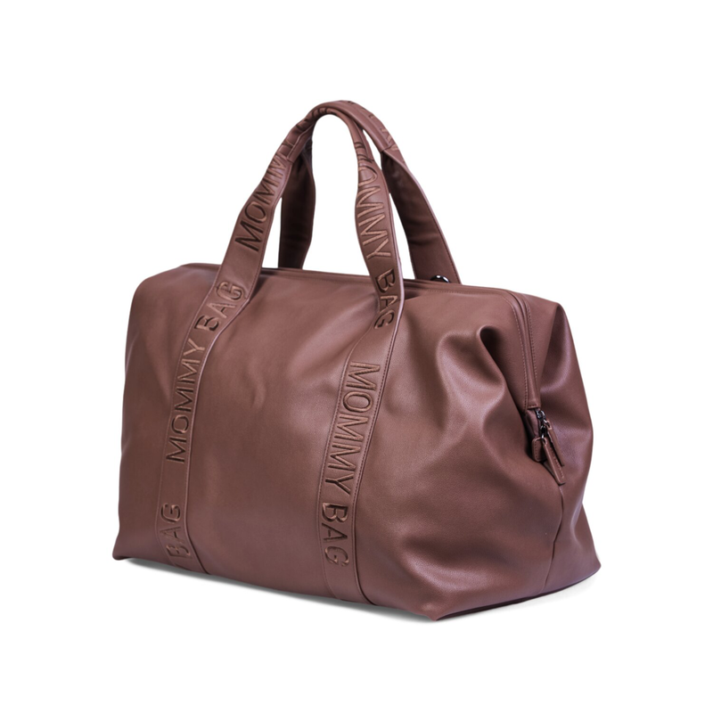 CHILDHOME LUIERTAS MOMMY BAG SIGNATURE VEGAN LEER