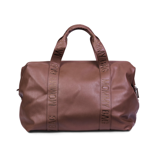 CHILDHOME LUIERTAS MOMMY BAG SIGNATURE VEGAN LEER