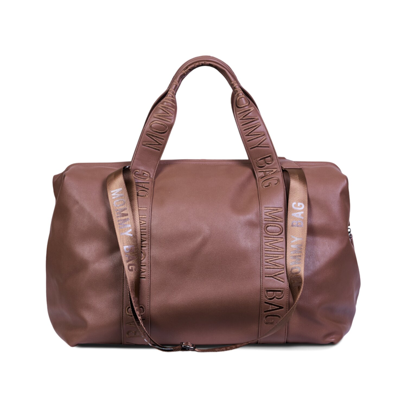 CHILDHOME LUIERTAS MOMMY BAG SIGNATURE VEGAN LEER