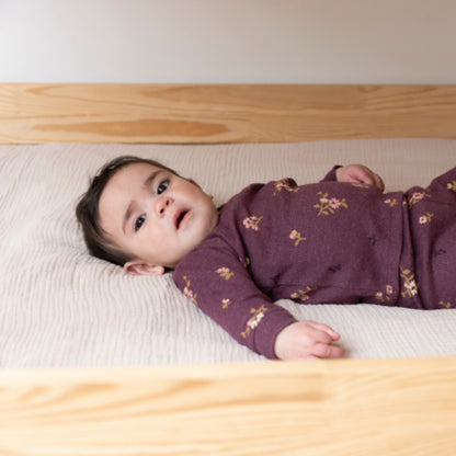 FEETJE PYJAMA BONNIE BOUQUET-WIJN MELANGE