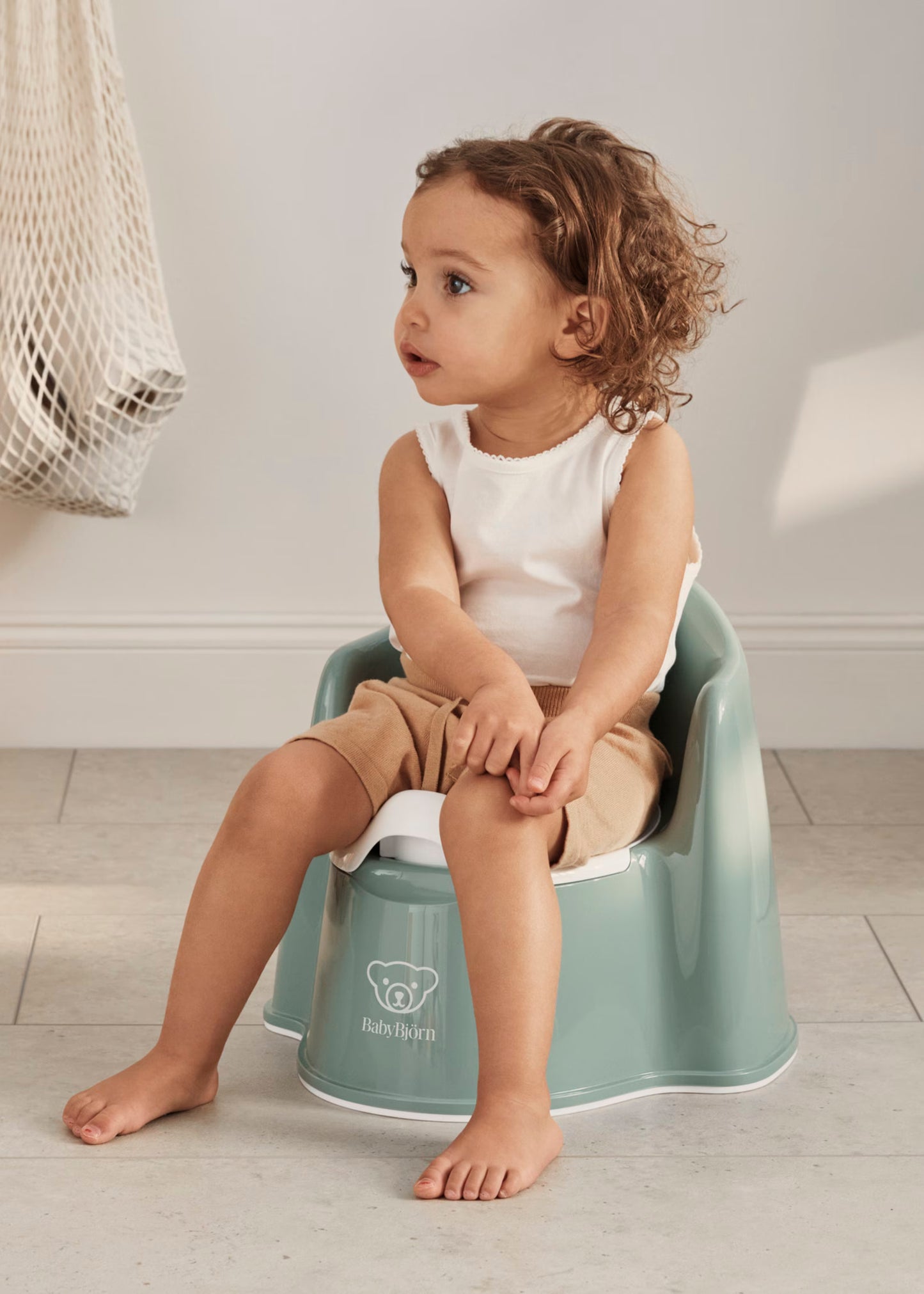 BABY BJÖRN PLASPOTJE ZETEL DIEPGROEN/WIT