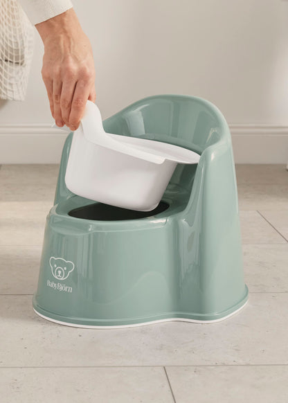 BABY BJÖRN PLASPOTJE ZETEL DIEPGROEN/WIT