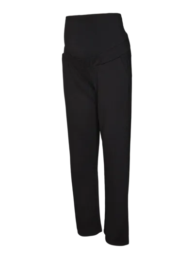 MAMA LICIOUS LIF JERSEY BROEK ZWART