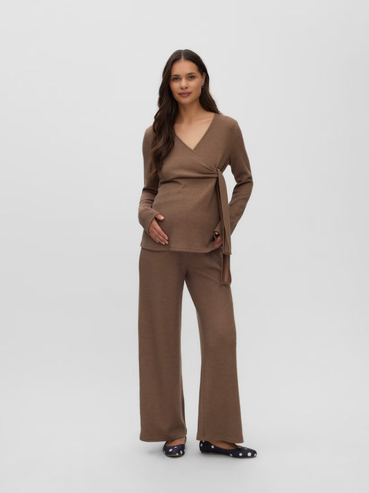 MAMA LICIOUS HARRIET WIDE JRS PANTS FOSSIL