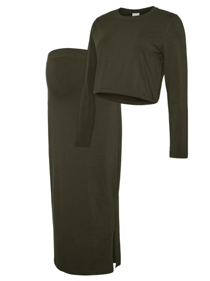 MAMA LICIOUS KERRIE TOP & ROK FOREST NIGHT LANGE MOUW