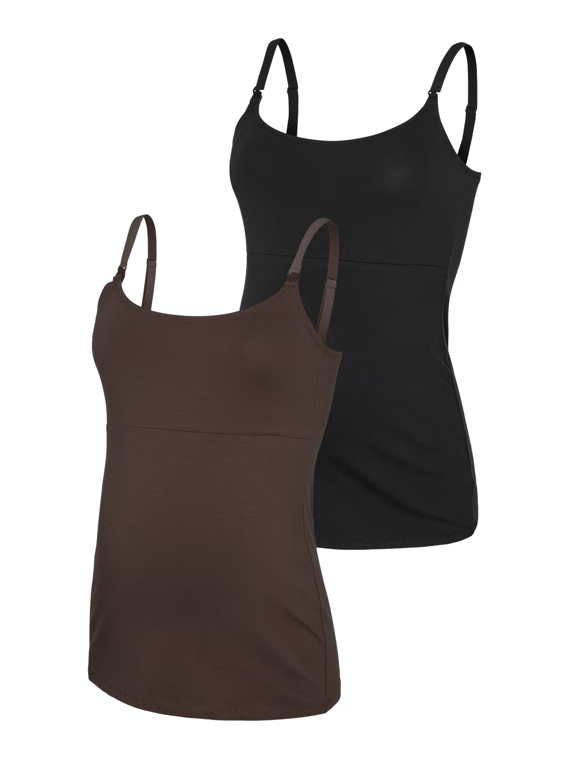 MAMA LICIOUS KERRIE STRAP TOP 2PACK