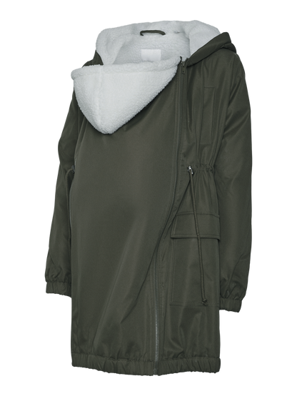 MAMA LICIOUS LISE 3IN1 JACKET KAKI