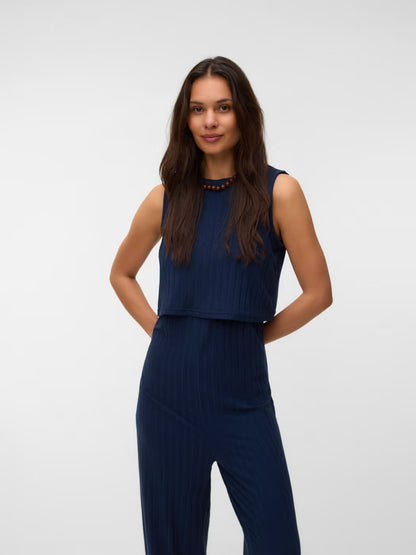 MAMA LICIOUS LUCY 2 IN 1 JUMPSUIT NAVY