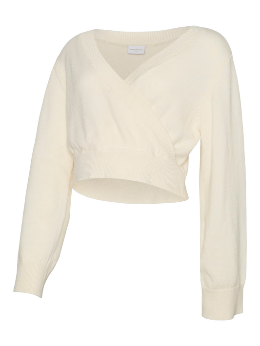 MAMA LICIOUS TESS CROP KNIT TOP