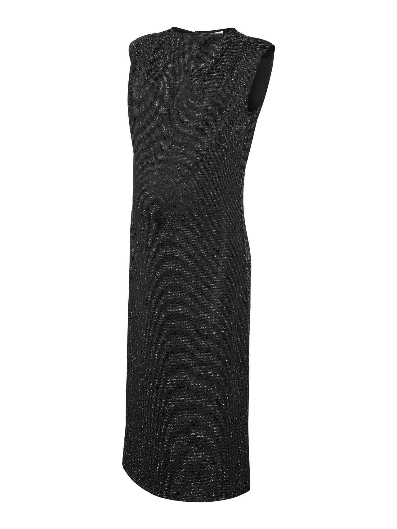 MAMA LICIOUS MINDY ZWANGERSCHAPSJURK ZWART SILVER LUREX