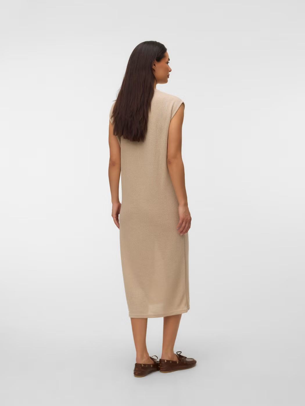 MAMA LICIOUS SABINE MIDI DRESS BEIGE