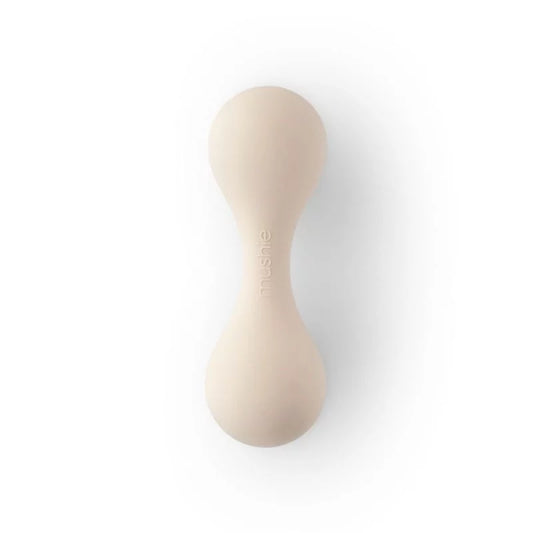 MUSHIE RATTLE TOY SILICONE SHIFTING SAND