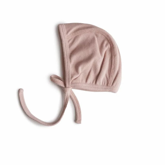 MUSHIE RIBBED BABY BONNET