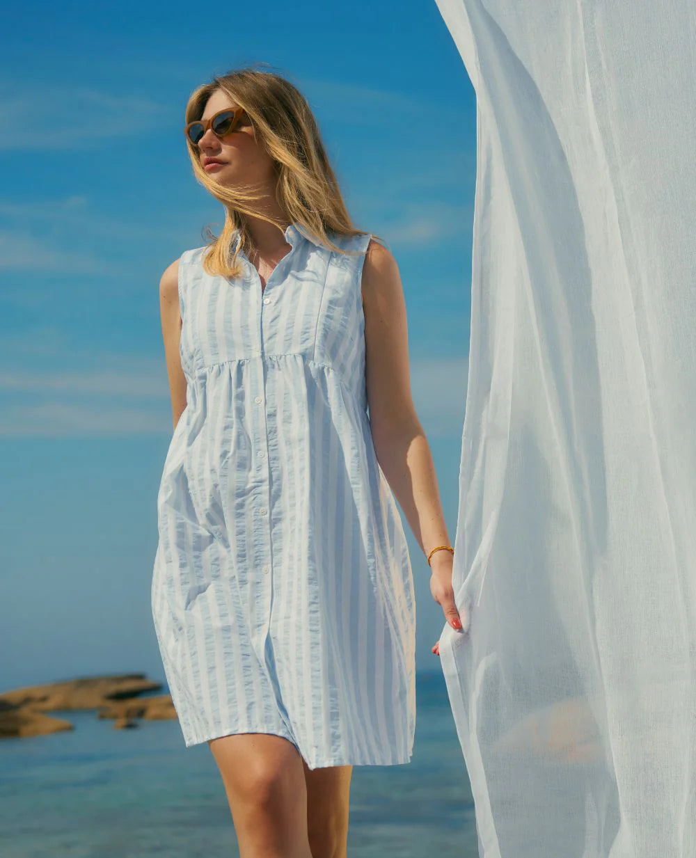 CACHE COEUR AGATHE MATERNITY DRESS