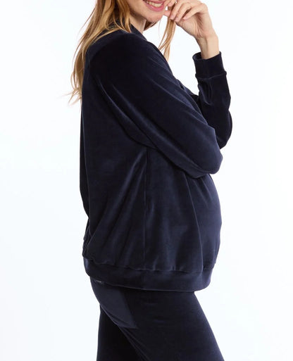 CACHE COEUR ENZO SWEATER MARINE
