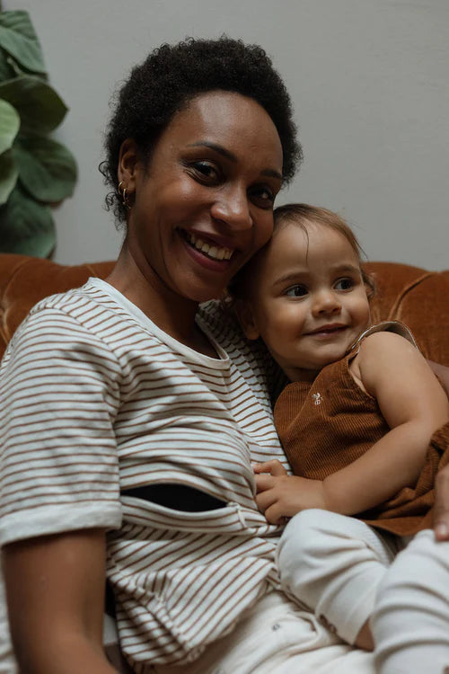 YOU&MILK VOEDINGSSHIRT BROWNIE