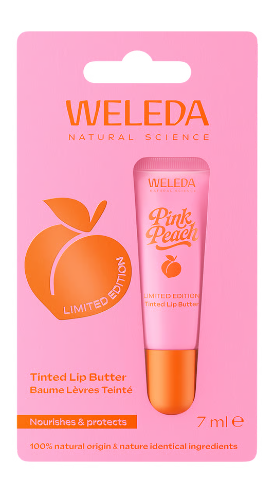WELEDA PINK PEACH LIP BALM - LIMITED EDITION