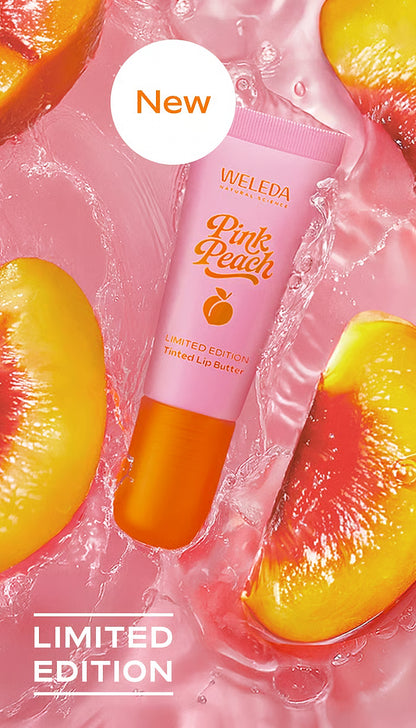 WELEDA PINK PEACH LIP BALM - LIMITED EDITION