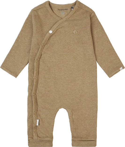 NOPPIES PLAYSUIT RIB NEVIS LIGHT GREEN