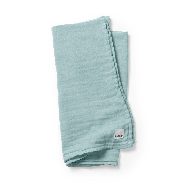 ELODIE DETAILS AQUA TURQUOISE BAMBOO MUSLIN