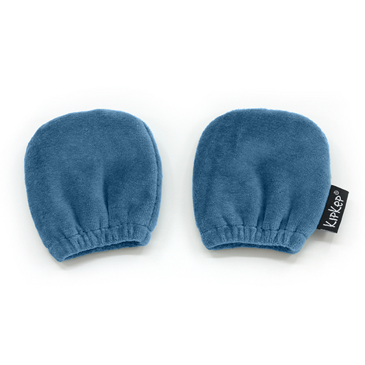 KIPKEP DENIM BLUE ANTI SCRATCH MITTENS